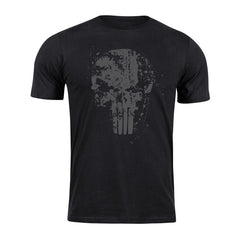 DRAGOWA κοντομάνικο μπλουζάκι Frank The Punisher, μαύρο
