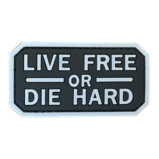 WARAGOD Live Free PVC нашивка