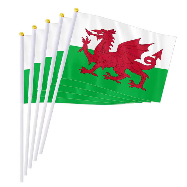 WARAGOD развявающо знаме Wales, 30 x 40 см