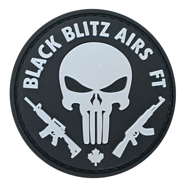WARAGOD 3D Black Blitz Airs FT Punisher нашивка 6cm