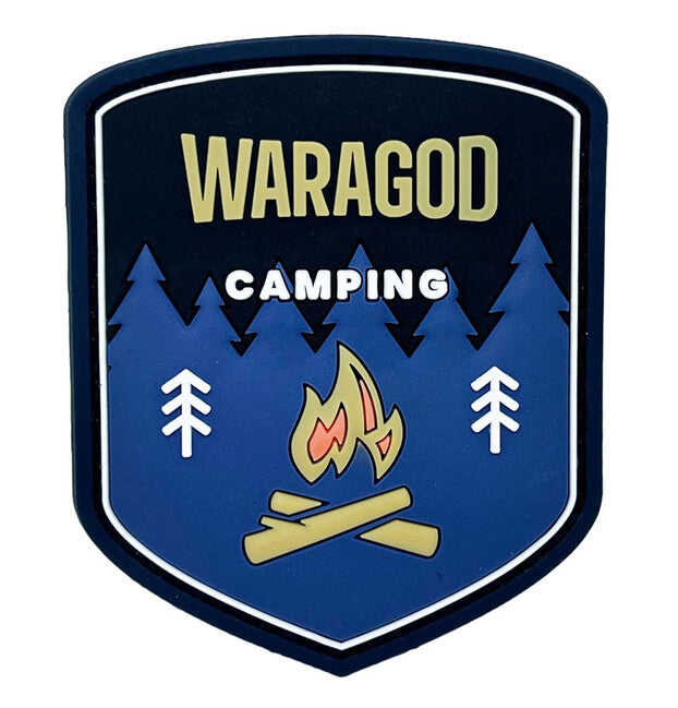 WARAGOD Camping 3D нашивка 7x5cm