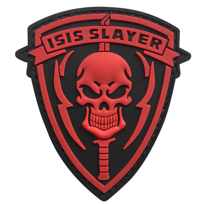 WARAGOD ISIS SLAYER с Punisher нашивка 3D 7.5x6cm