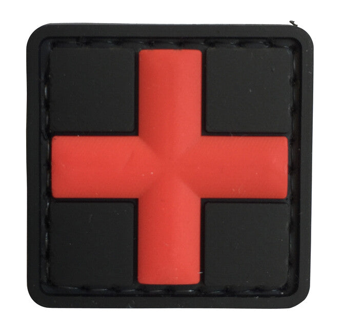 WARAGOD 3D Medic нашивка черна, 3x3см