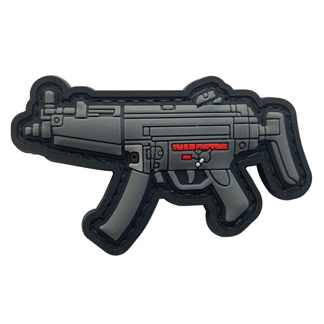 WARAGOD нашивка 3D MP5 GUN, 7.3x4.3cm