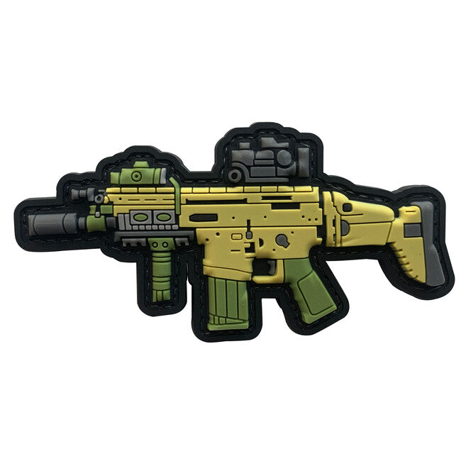 WARAGOD Scar-H 3D GUN нашивка 10.5x5cm