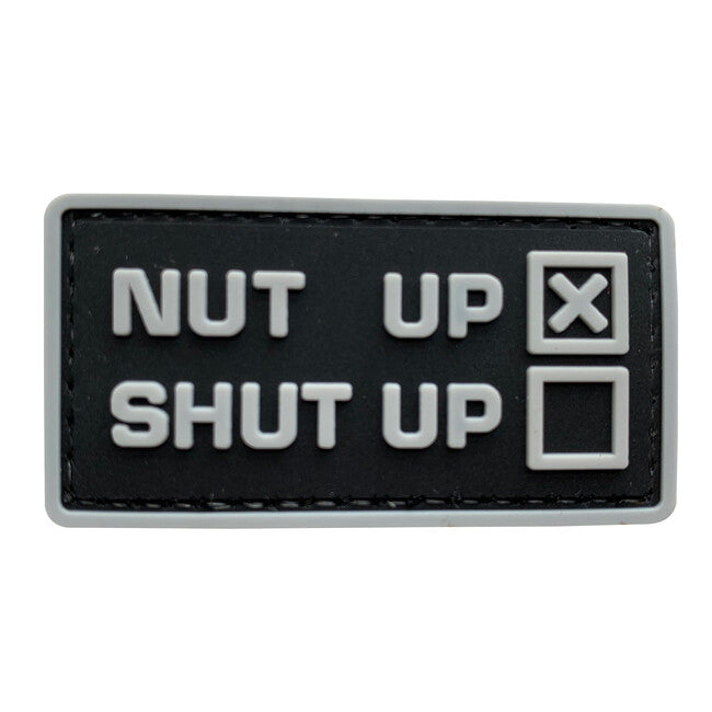 WARAGOD Nut UP PVC нашивка, черна