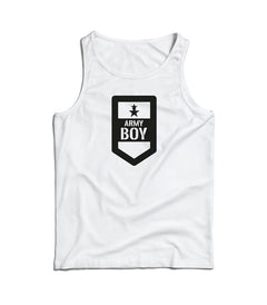 DRAGOWA мъжки потник army boy 160 g/m², бяло