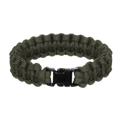 WARAGOD Corna Βραχιόλι Paracord με Πλαστικό Κλιπ, Πράσινο