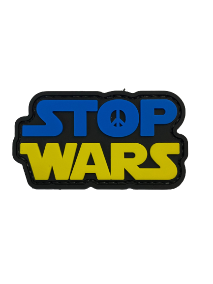 WARAGOD Stop war PVC нашивка