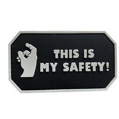 WARAGOD This is my Safety PVC нашивка, черна