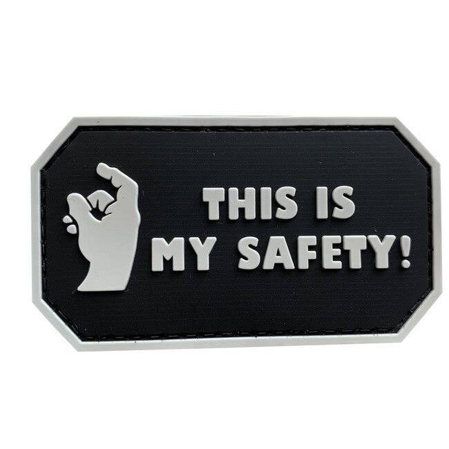WARAGOD This is my Safety PVC нашивка, черна