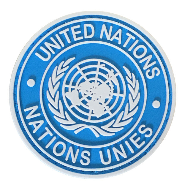WARAGOD United Nation PVC нашивка, синя