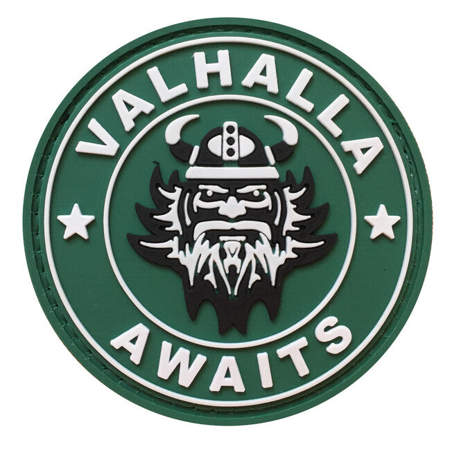 WARAGOD Valhalla Awaits нашивка PVC