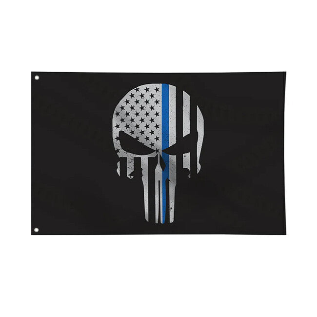 WARAGOD American Punisher Skull знаме, 150x90 см