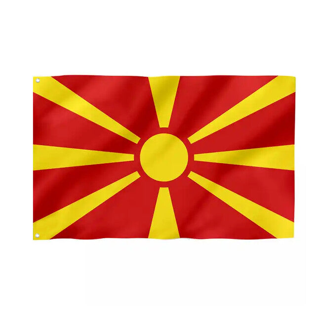 WARAGOD знаме Северна Македония 150x90 см