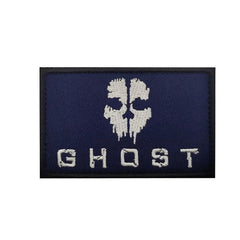 WARAGOD Call of Duty ghost mask κεντημένο σήμα, μαύρο