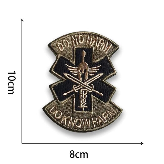 WARAGOD Do No Harm The Vintage Totem Legion Symbol 02 бродирана нашивка