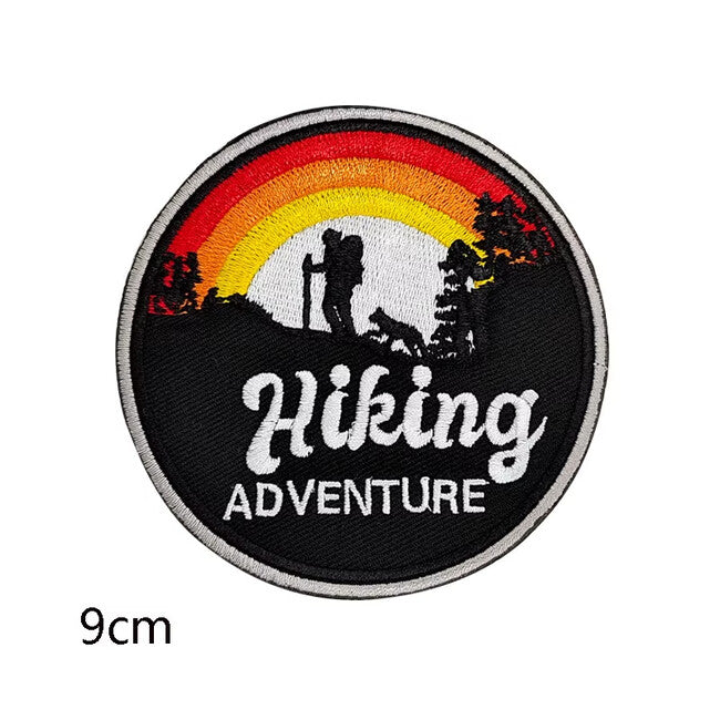 WARAGOD Mountain Camping вишивана нашивка 08
