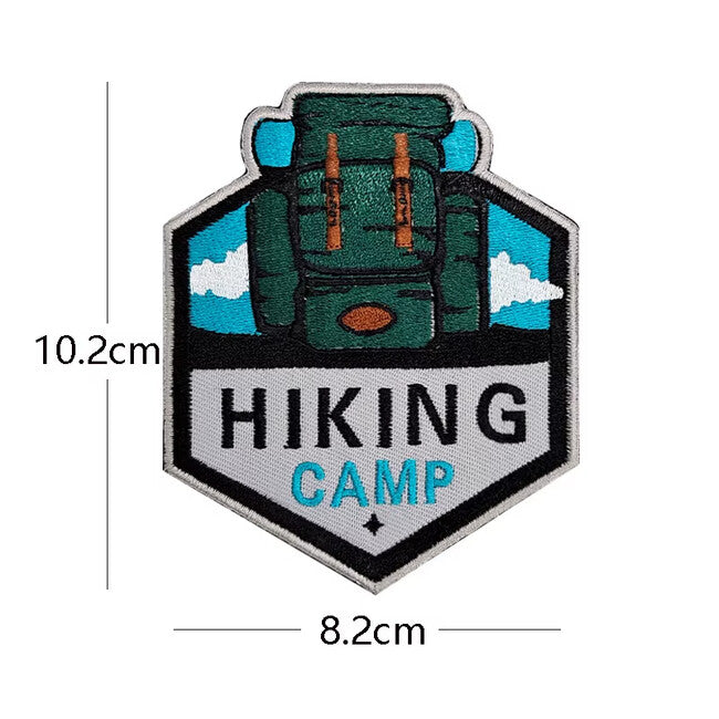 WARAGOD Mountain Camping вишивана нашивка 10