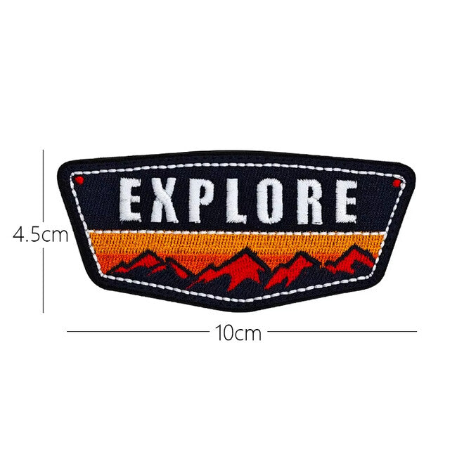 WARAGOD Mountain Camping вишивана нашивка 13 бр.