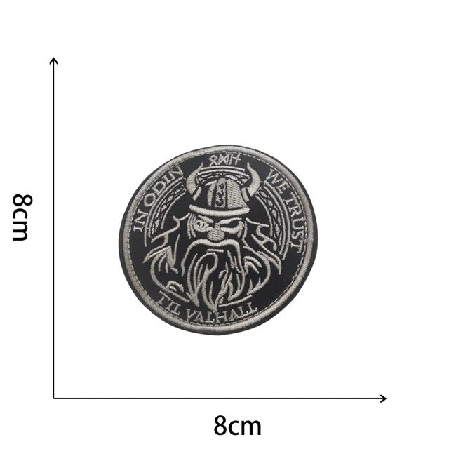 WARAGOD Northern Europe Viking вышивана нашивка 06