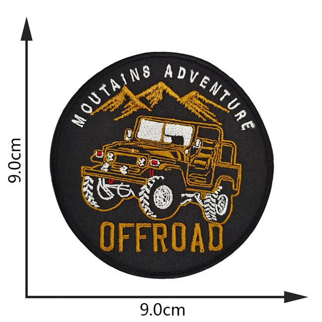 WARAGOD Off Road Mountain Adventure бродирана нашивка