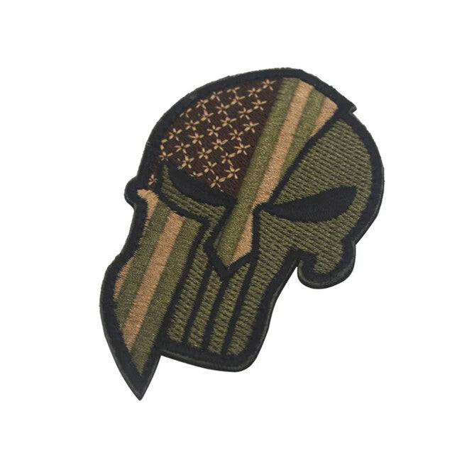 WARAGOD Punisher бродирана нашивка, США зелена