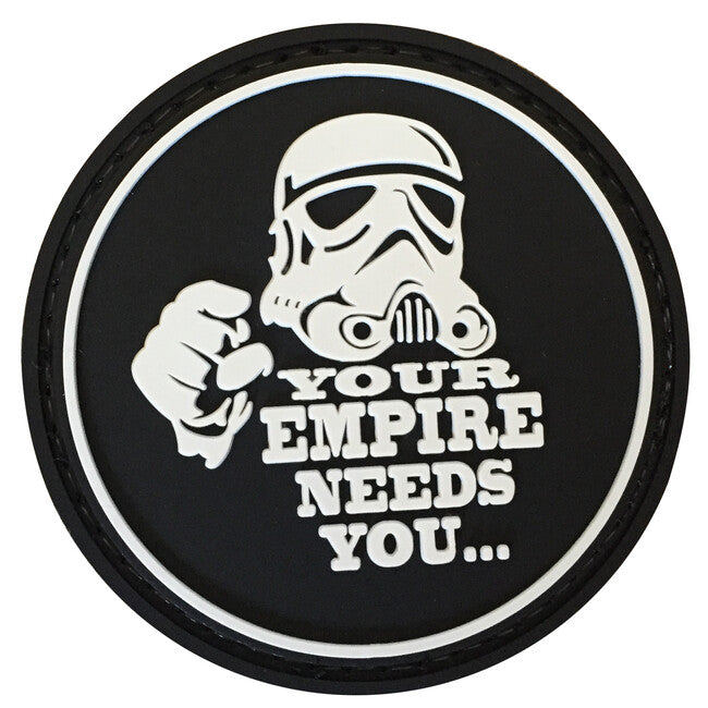 WARAGOD Your empire needs you PVC нашивка, черна