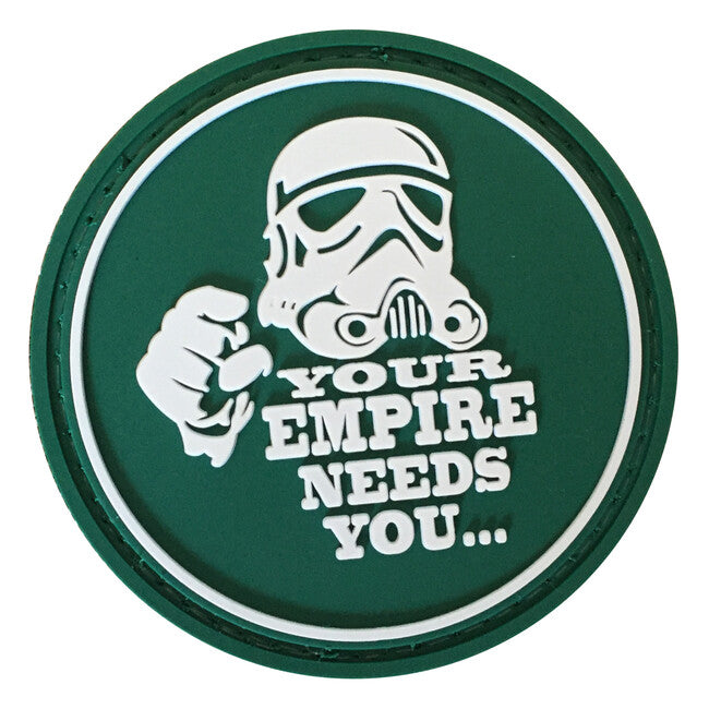 WARAGOD Your empire needs you PVC нашивка, зелена