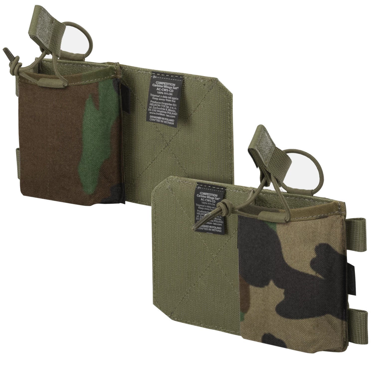 Helikon-Tex "COMPETITION" set bočných prídavných sumiek, US Woodland
