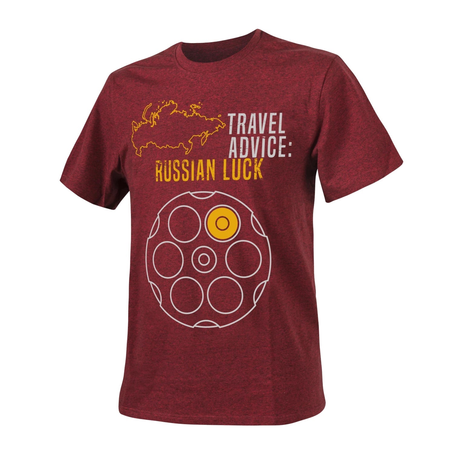 Helikon-Tex Travel Advice: Russian Luck tričko, Melange Red