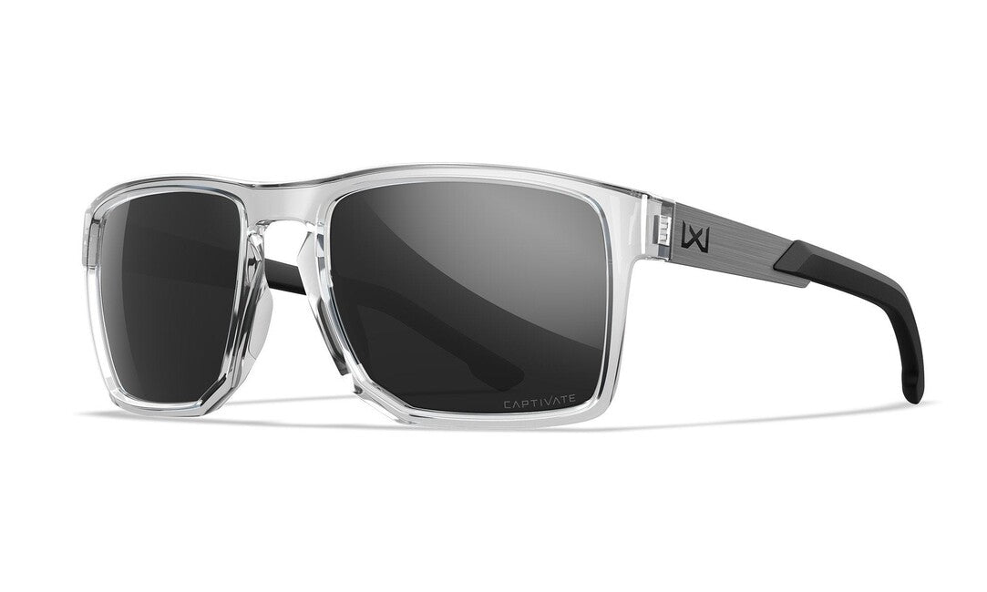 Wiley X Apex слънчеви очила, Captivate Grey/ Gloss Crystal Clear