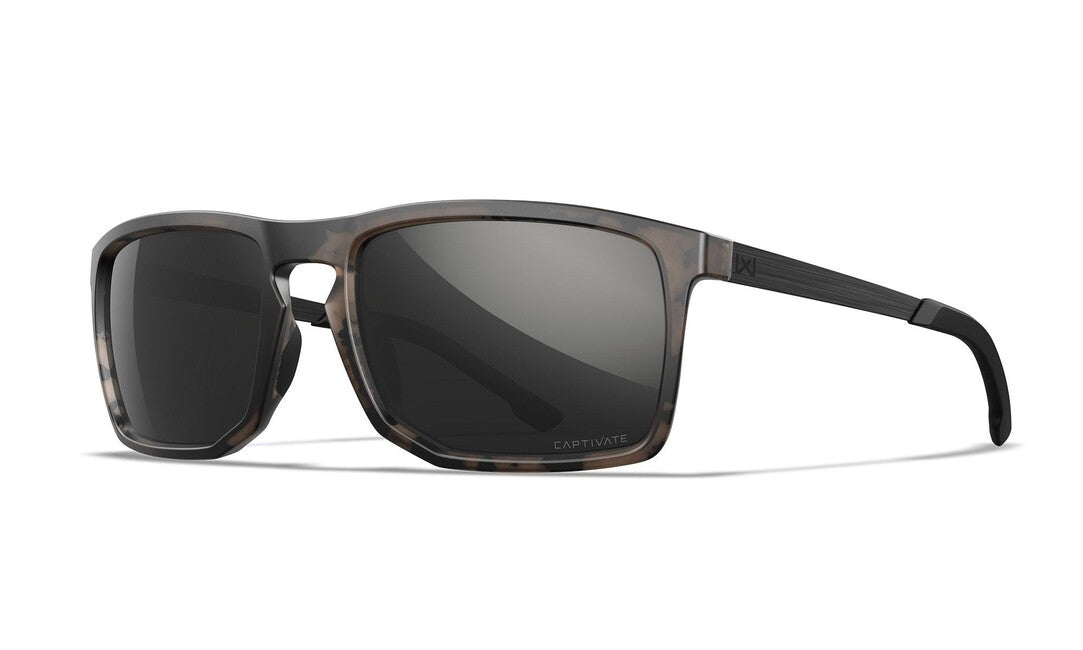 Wiley X Axe слънчеви очила Captivate Polarized Black Mirror/ Matte Tortoise Brown