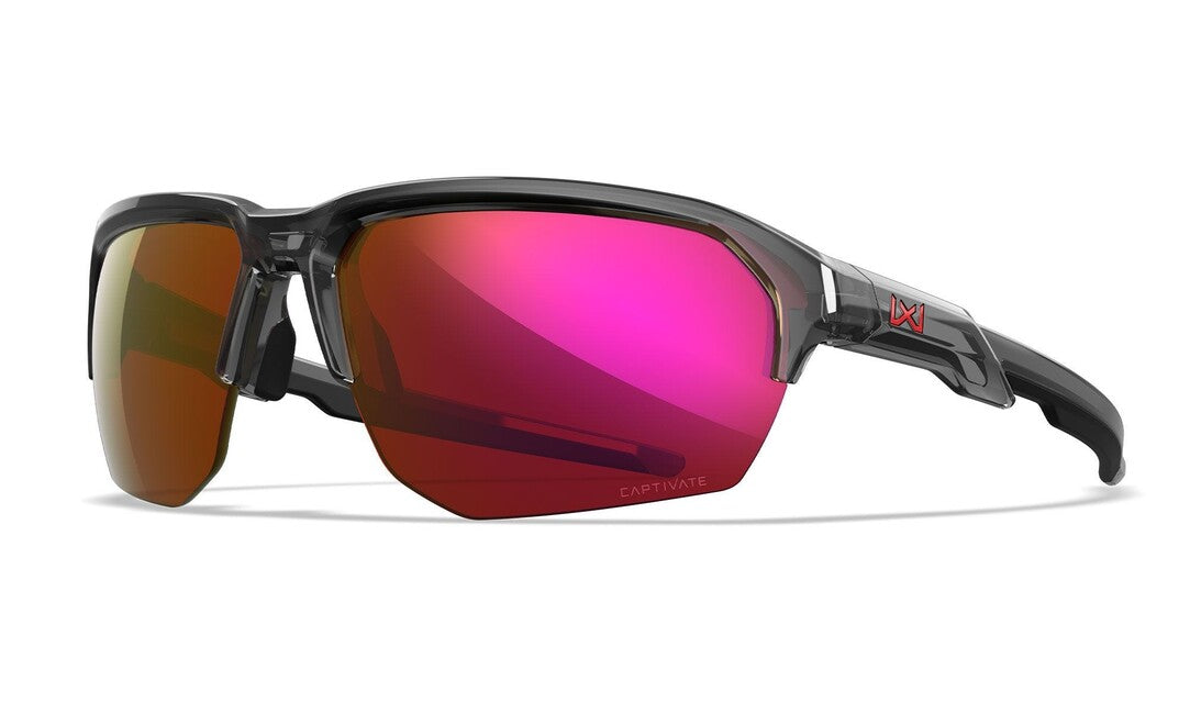 Wiley X Jakl слънчеви очила, Captivate Red Mirror/ Gloss Crystal Grey