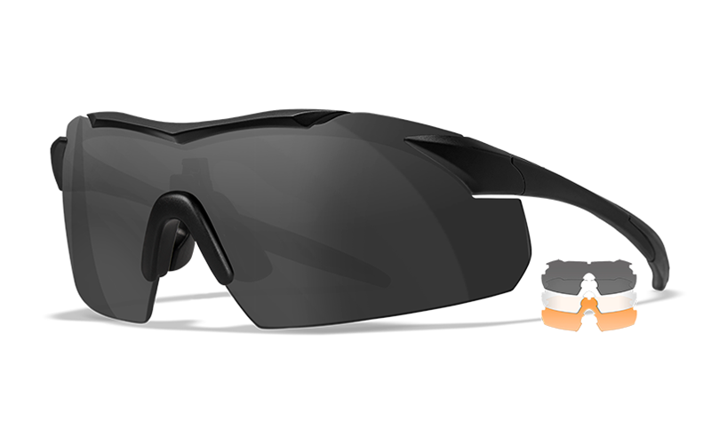 WILEY X VAPOR 2.5 защитни очила със сменяеми лещи, черни