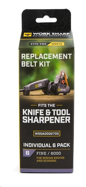 WORK SHARP P6000 брусна лента за острилка WSKTS-I 6-пак, сива