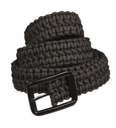 Mil-Tec paracord belt 4cm, black
