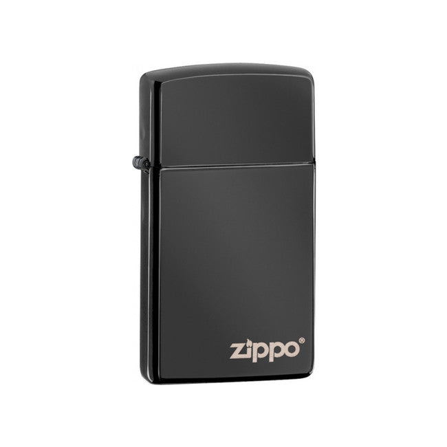 Zippo Ebony™ Slim® бензинов запалител, тъмносив