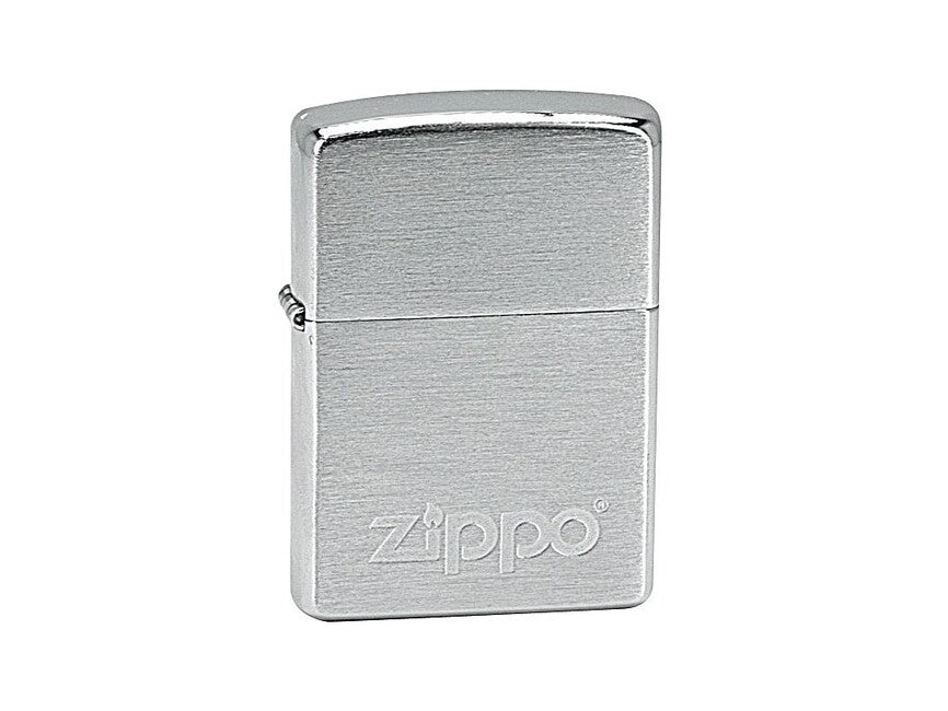 Zippo хромиран бензинов запалящик, матиран хром