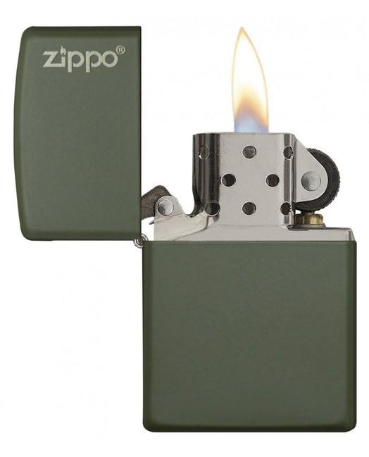 Zippo бензинова запалка, маслинена матова