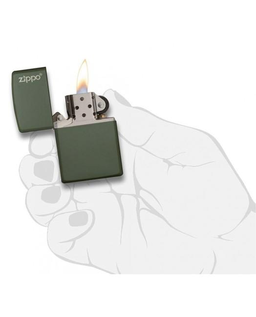 Zippo бензинова запалка, маслинена матова