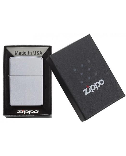 Zippo бензинов запалител Satin Chrome