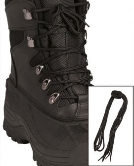 Mil-Tec Co Восъчни връзки за обувки, черни, 140 см