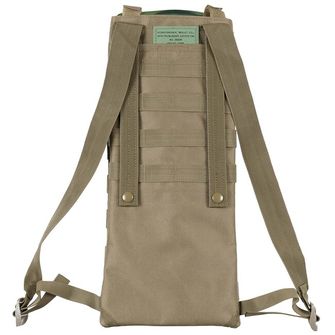 MFH Хидратираща чанта с TPU маркуч MOLLE, 2,5 L, коалативен тен