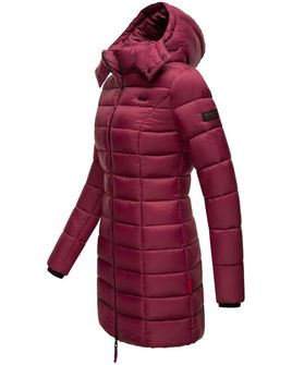 Marikoo ABENDSTERNCHEN дамско ватирано палто с качулка, бордо