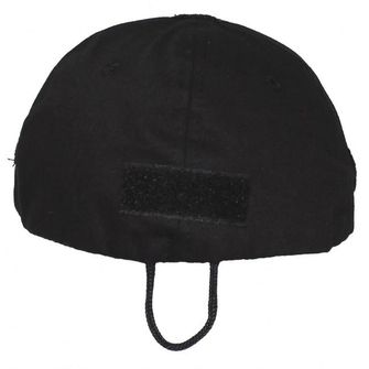 MFH Оперативна шапка с велкро панели, черна
