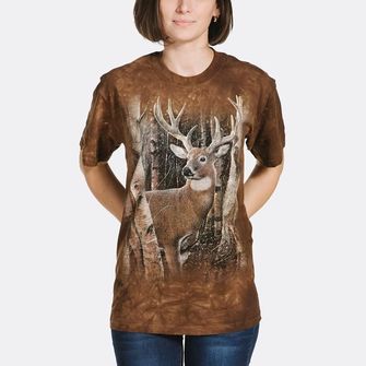 The Mountain 3D тениска Deer in the woods, unisex