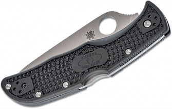 Spyderco Endela Lighweight Black джобен нож 8,7cm, черен, FRN