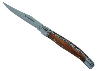 Нож за пържоли Laguiole DUB101, острие 11,5 cm, стомана 420, дръжка от маслиново дърво