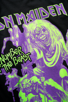 Brandit Iron Maiden тениска Number of the Beast I, черна